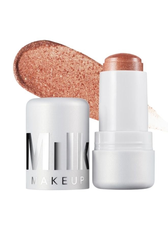 MILK MAKEUP Cooling Water Jelly Shimmer Highlighter Stick –  Frose - Rose Gold Shimmer, Jelly‑Texture, Hydrating, Lightweight Highlighter for Face and Eyes, 5 g - Image 1